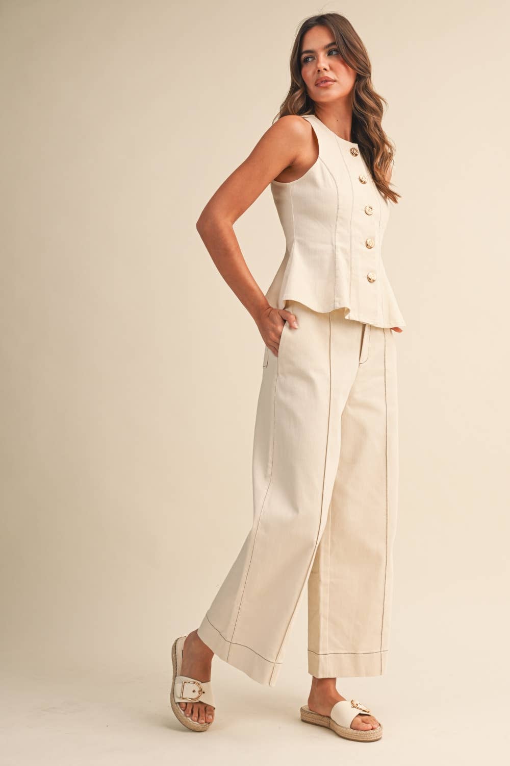 KATY VEST AND PANTS SET