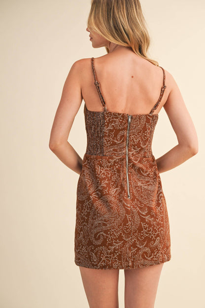 PAISLEY MINI DRESS