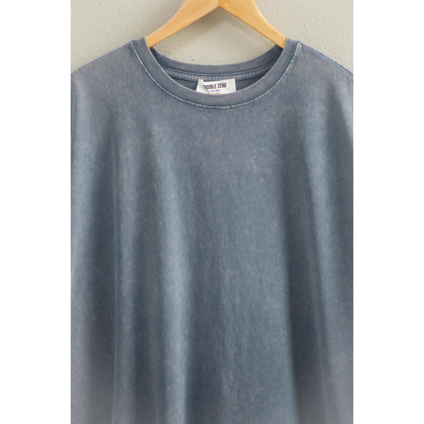Mineral Washed Oversized Crew Neck Tee