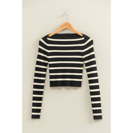 New York Long Sleeve Knit Top