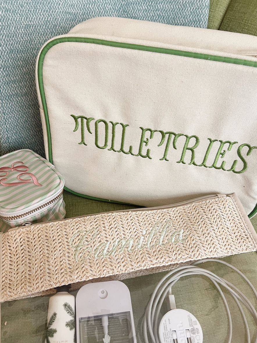 Woven Clear Pouch