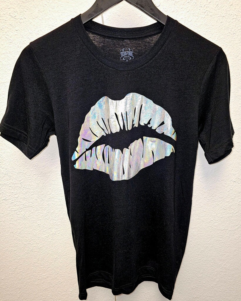 Iridescent Lips Tee