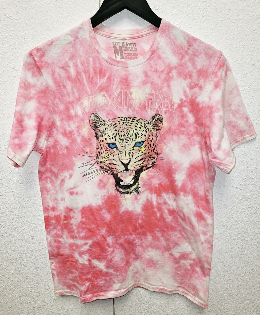 Pink Tie Die Tee