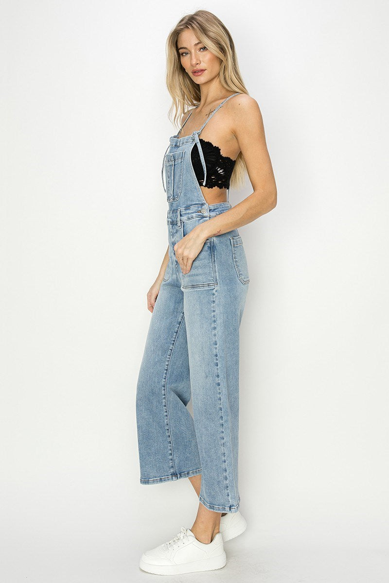 Mia Crop Straight Overalls