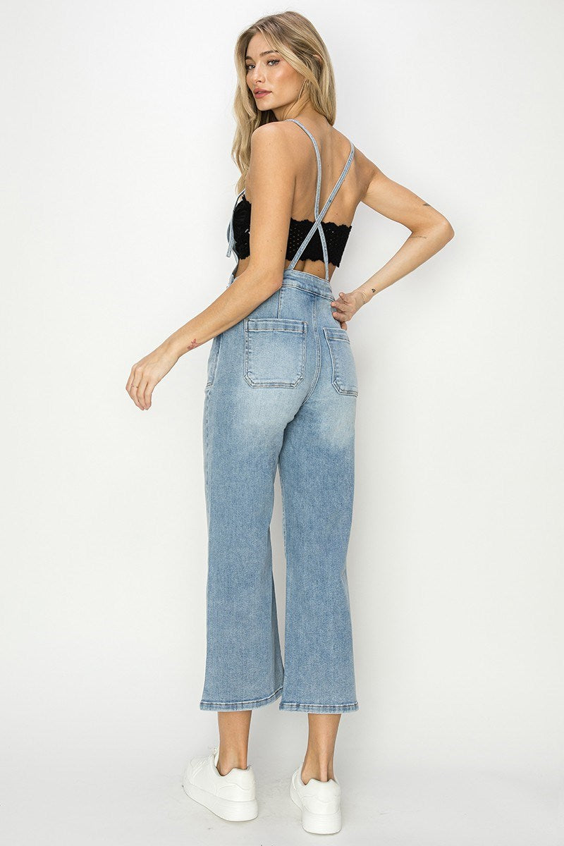 Mia Crop Straight Overalls
