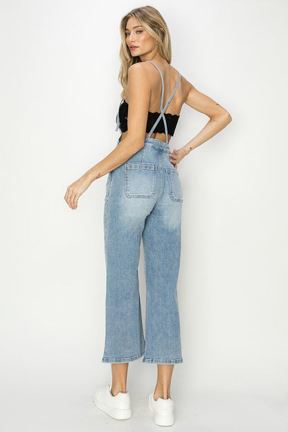 Mia Crop Straight Overalls