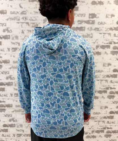 Saltwater Camo Performance Hoodie