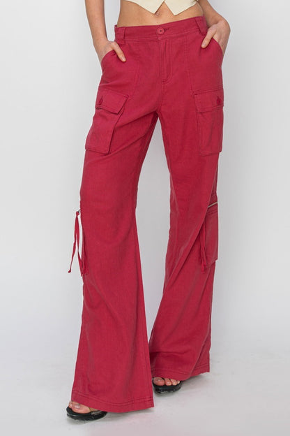 Straight linen cargo