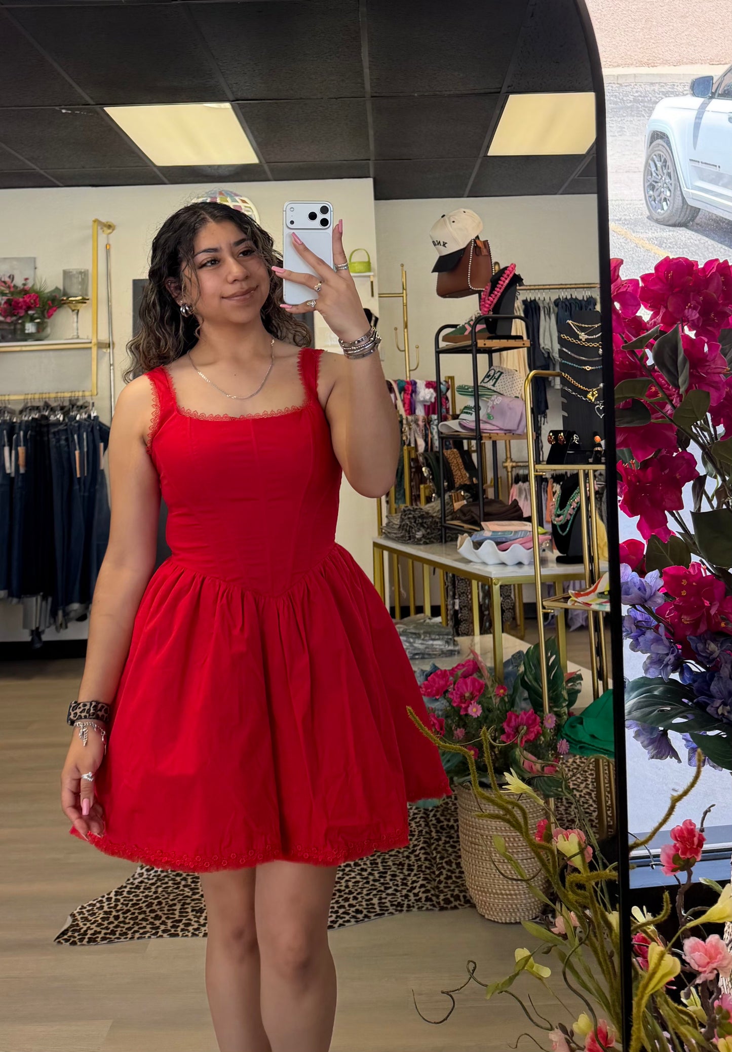 La Cherry mini dress