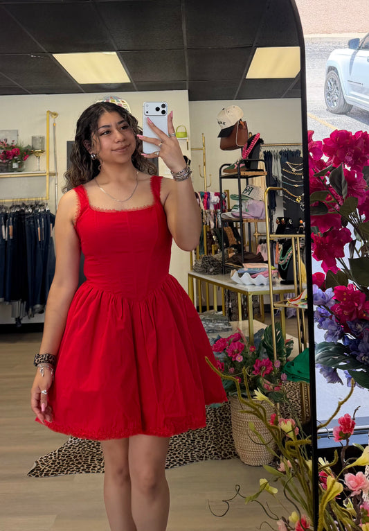 La Cherry mini dress