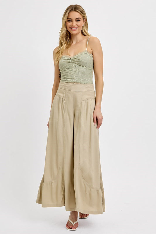 Pull on linen pants