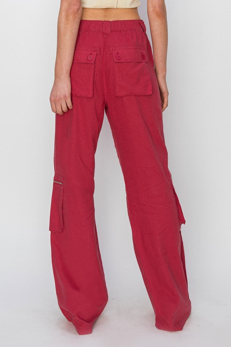 Straight linen cargo