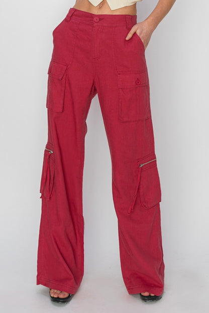 Straight linen cargo