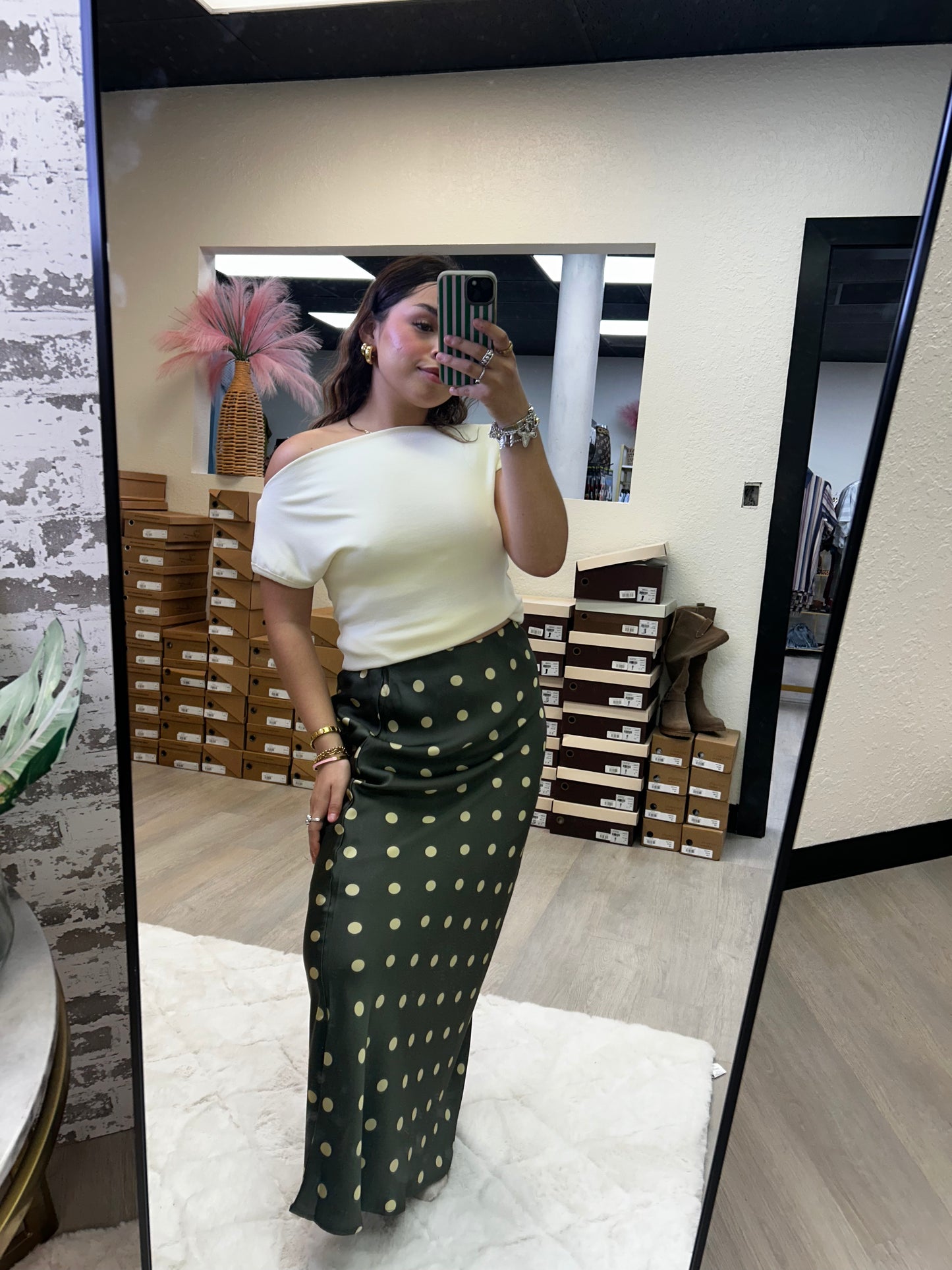 Olivia Polka Dot Skirt