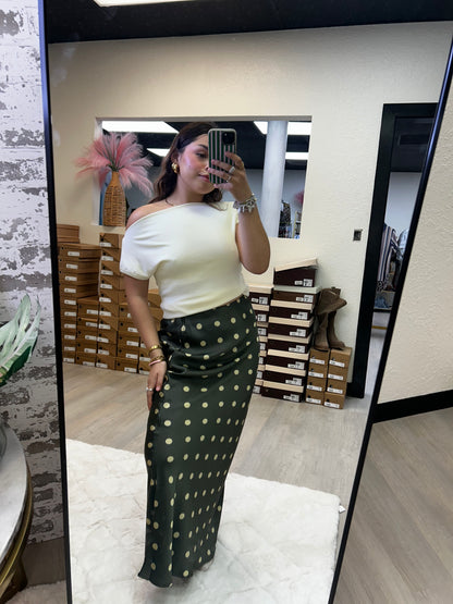 Olivia Polka Dot Skirt