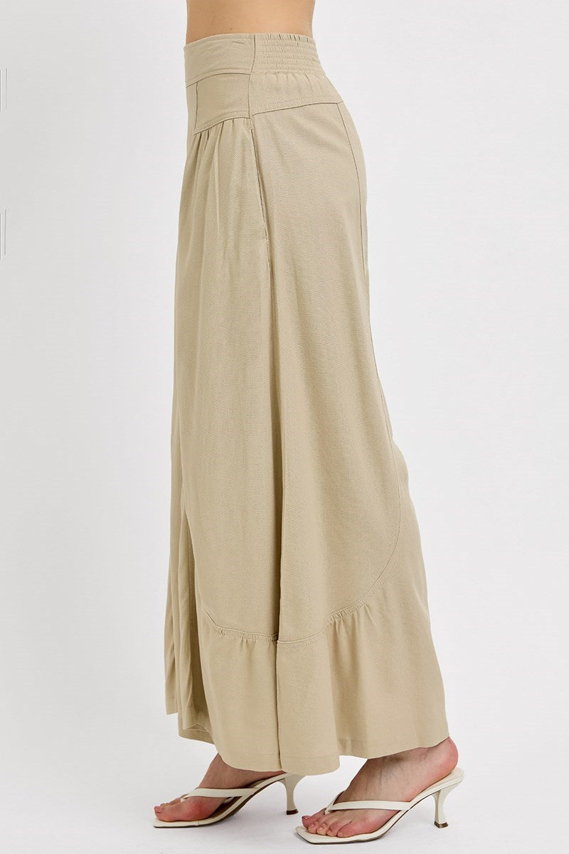 Pull on linen pants