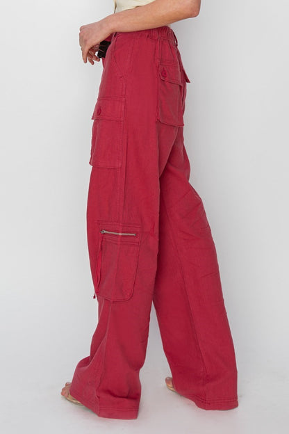 Straight linen cargo