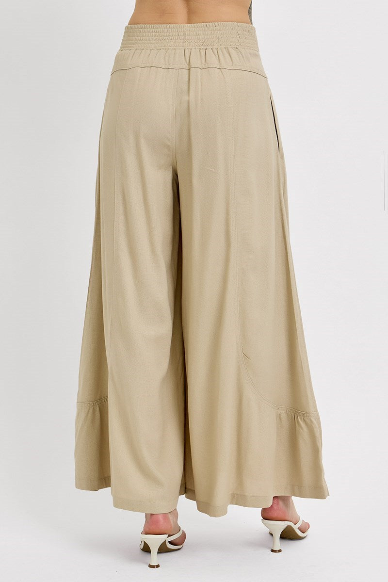 Pull on linen pants