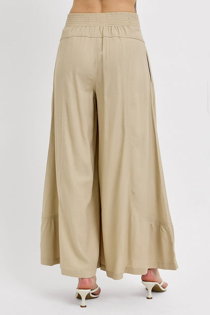 Pull on linen pants