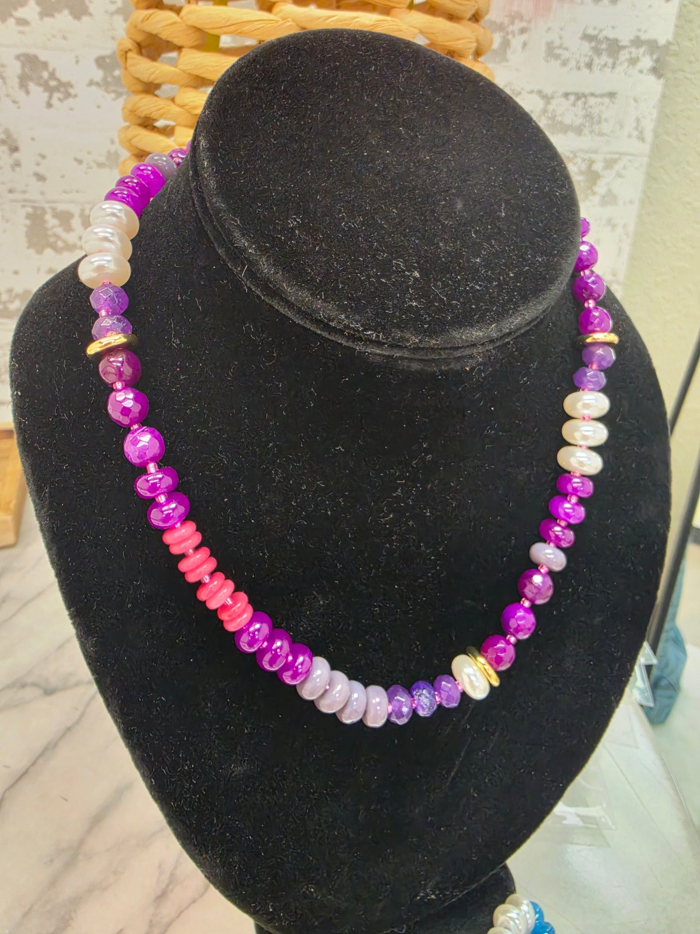 Plum Purple Necklace