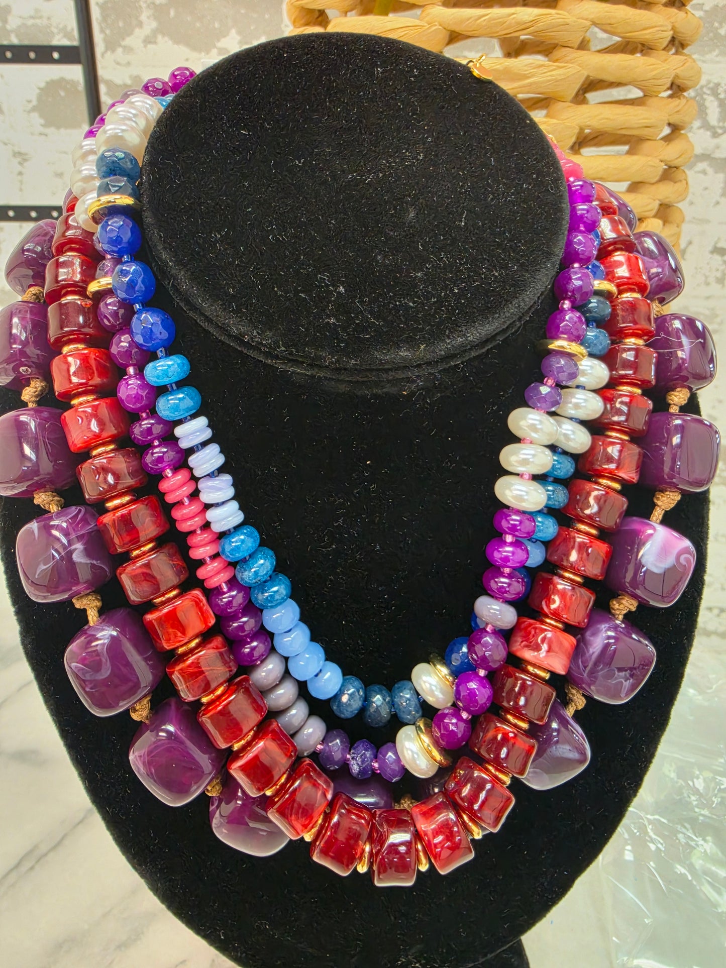 Plum Purple Necklace